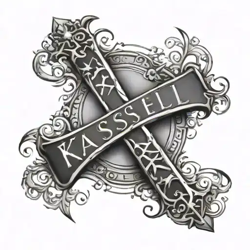 Bible Verse With Crosses With The Name Kassel