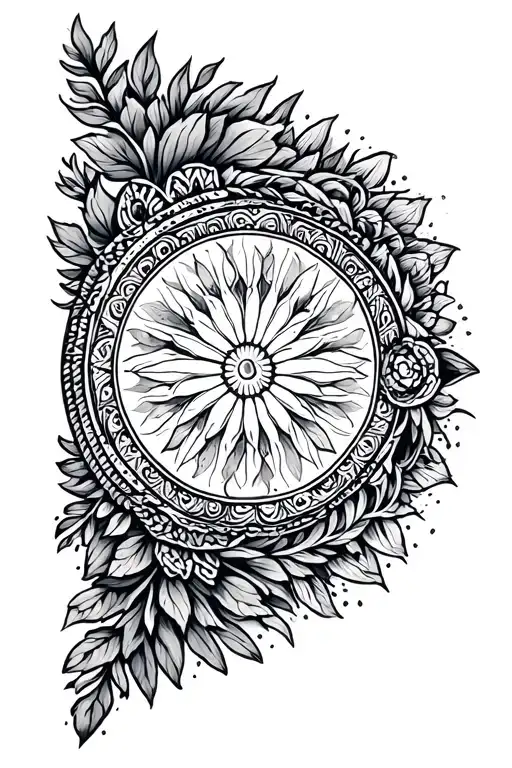 An Arch Or Circle Inspired From Scandinavian And Nordic