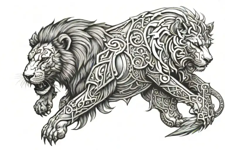 Lion And Bear Armour