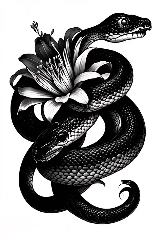 Snake And Spider Lily