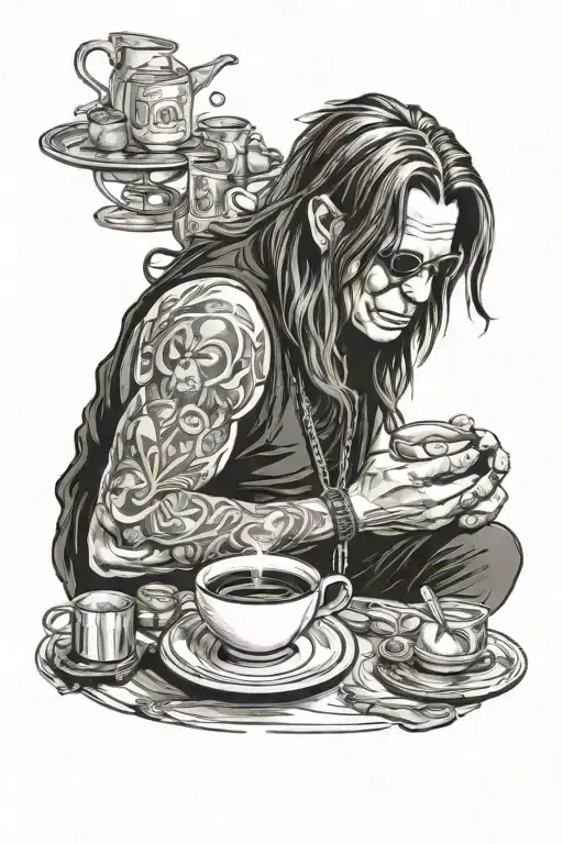 Ozzy Osbourne Making Coffee