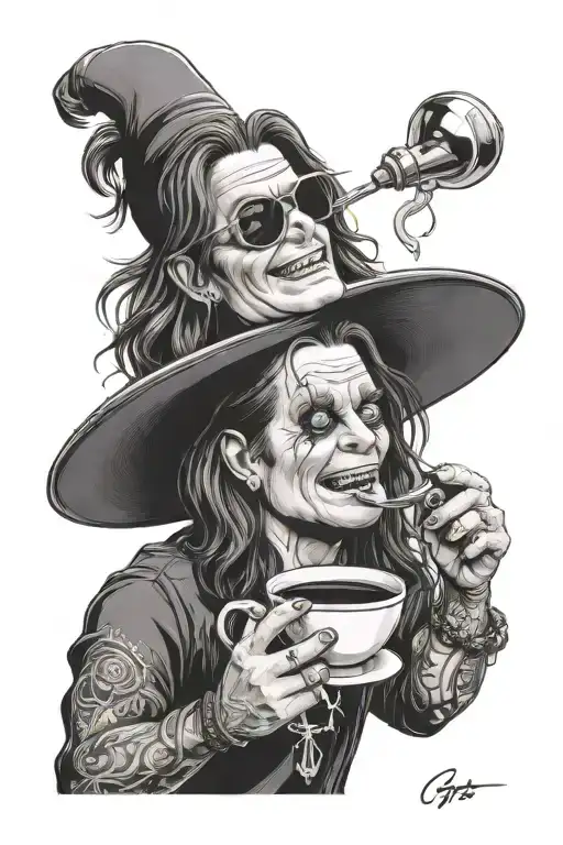 Ozzy Osbourne Making Coffee