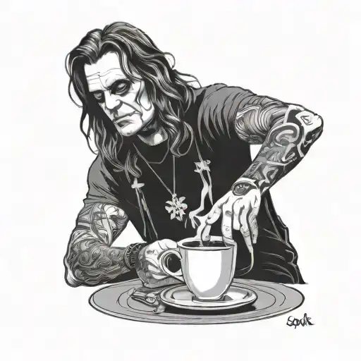 Ozzy Osbourne Making Coffee