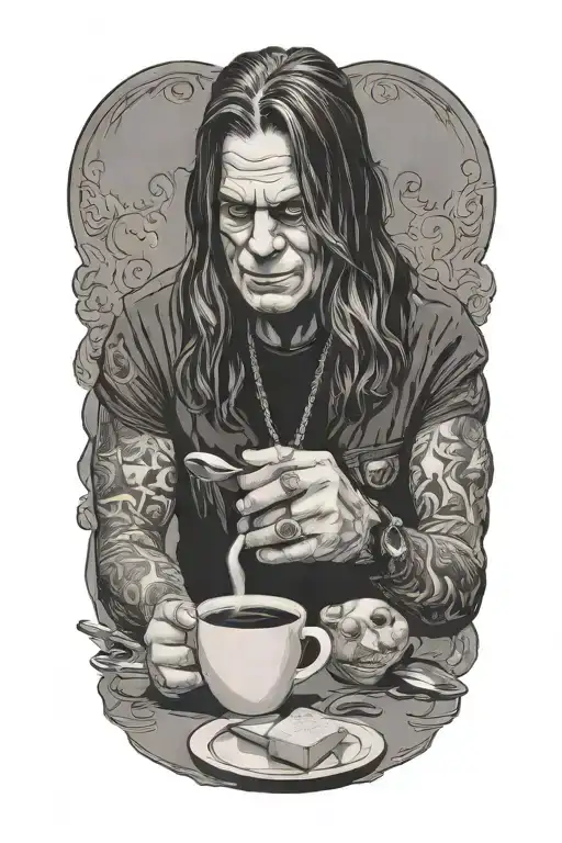 Ozzy Osbourne Making Coffee