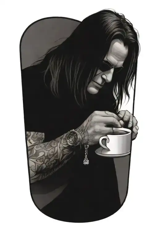 Ozzy Osbourne Making Coffee