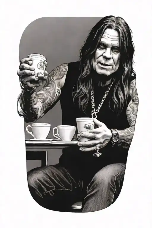 Ozzy Osbourne Making Cappucino