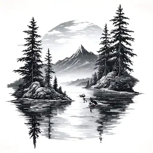 I Want A Tattoo On The Theme Of Travel And Nature On The Whole Of My Forearm