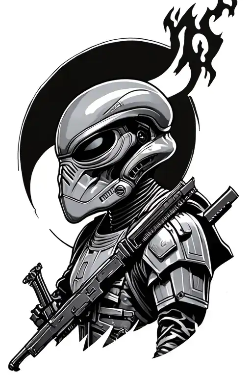 Alien Iron Maiden Trooper