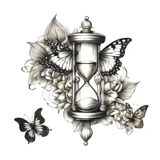 Half Butterfly Half Hourglass