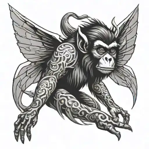 Monkey Devil Wing