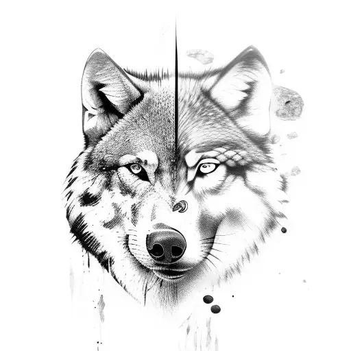 An Ancient Greek Warrior With A Wolf Companion