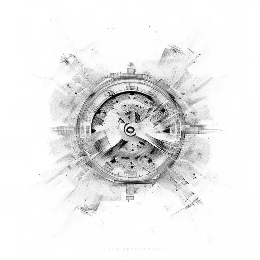 An Abstract Design Inspired By The Concept Of Time