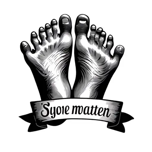 Tattoo For Son With Name And Foot Print