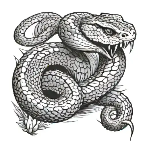 Arizona Desert Theme Rattlesnake