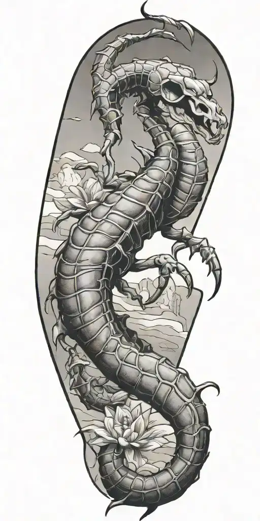 Desert Theme With Scorpion