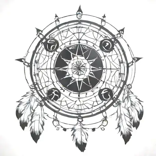 August Zodiac Sign Dream Catcher