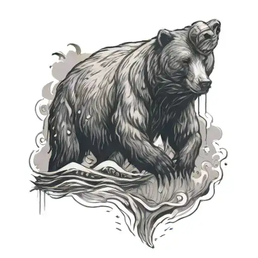 Bear In A Nautic Theme