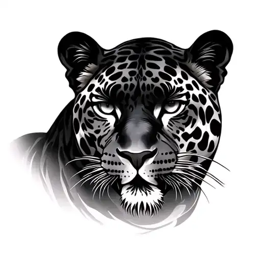 Black Jaguar With Eyes Instead Of Spots