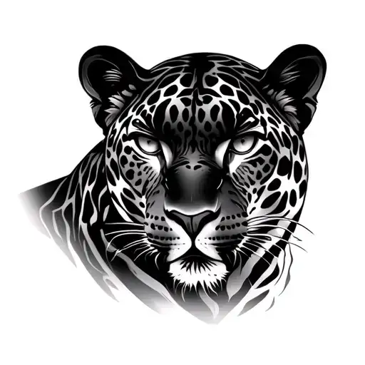 Black Jaguar With Eyes Instead Of Spots