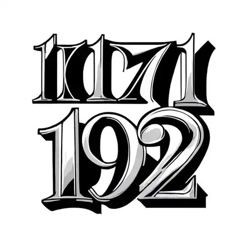 1971 And 1972 Roman Numerals