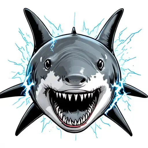Shark Made Of Lightning
