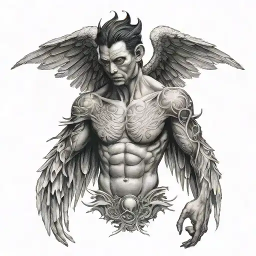 The Demon Inside The Angel Wings