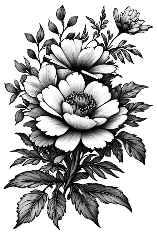 Birth Flower Bouquet