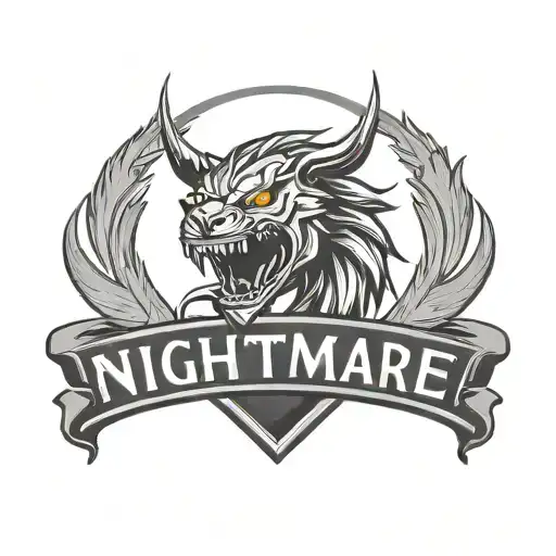 Nightmare Fc Logo For Football Club Logo