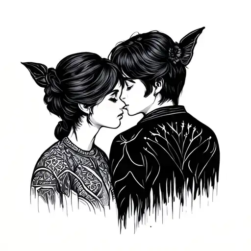 Minimalist Tattoo About Close Friends