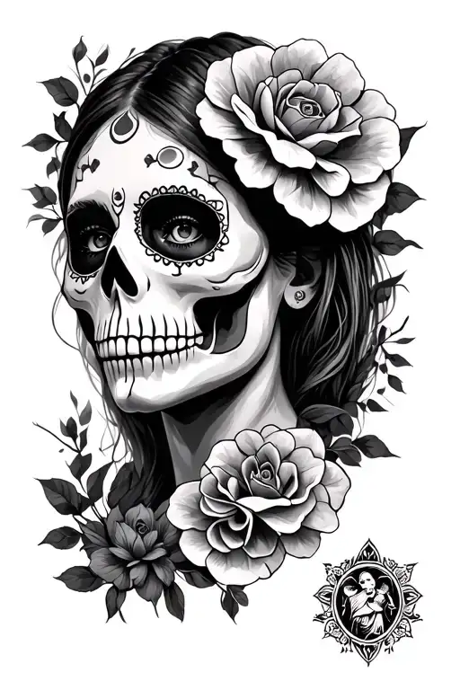 Day Of The Dead Portrait Style
