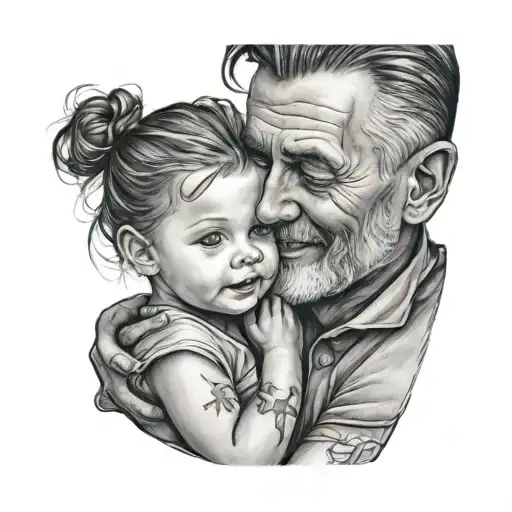 Dad With Daughter