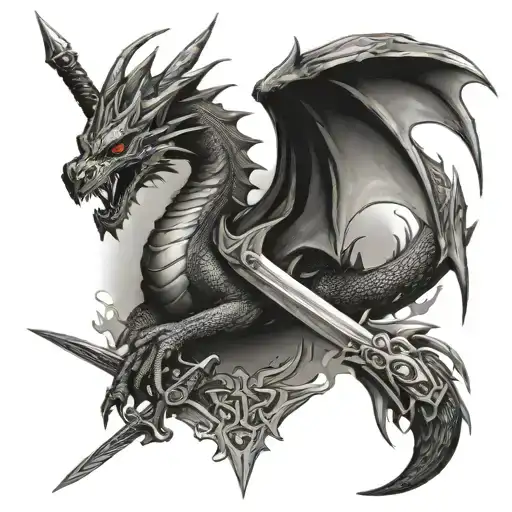Dragon And Sword