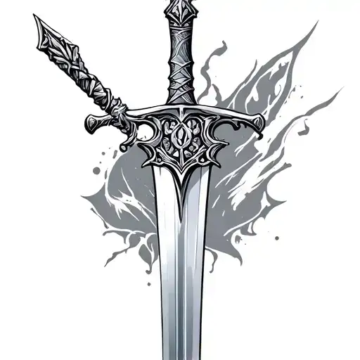 Sword And Jewellery Standing