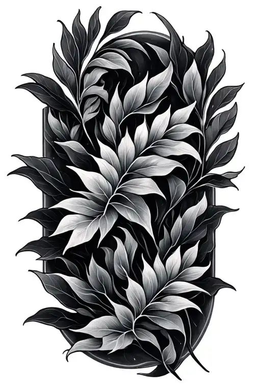 Willow Flowing Leaves