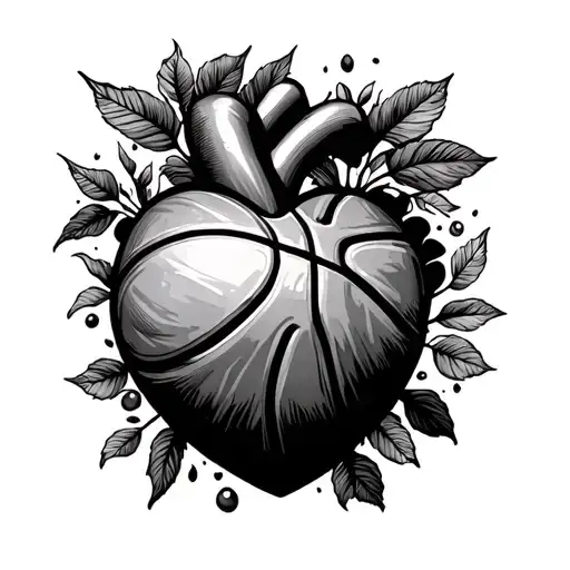 Basketball Heart Food Nature