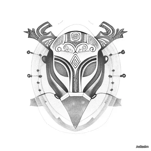 Constellation Of African Masks