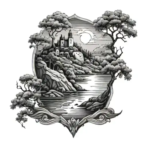 Christ Hill Overlooking Water