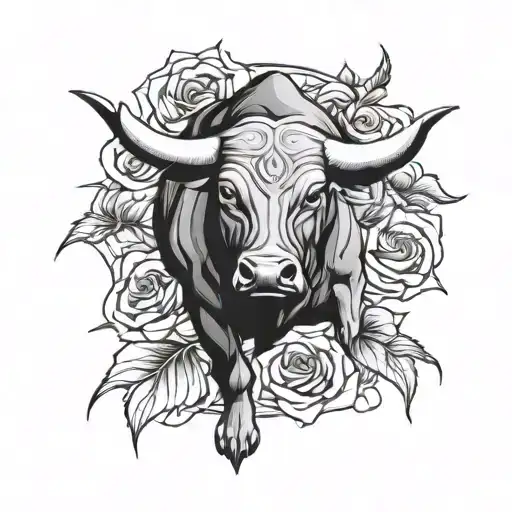 Bull Roses Tribal