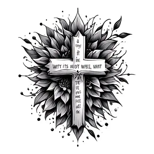 Bible Verse With Cross