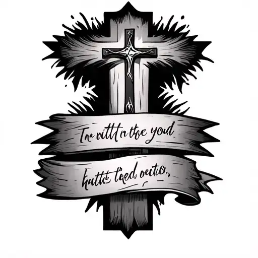 Bible Verse With Cross