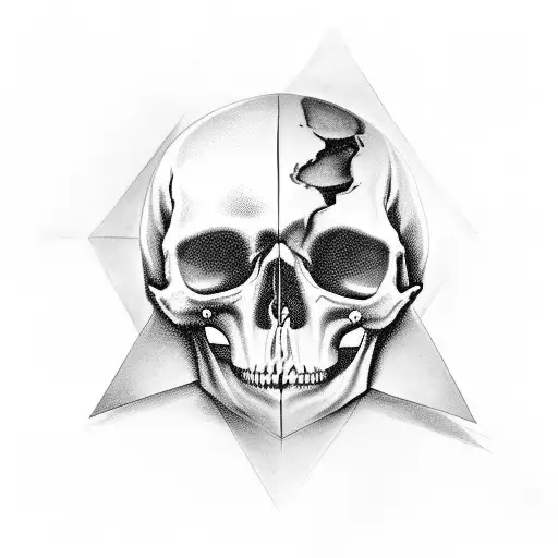 Baby Angle Holding Skull