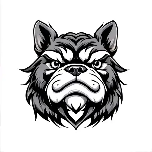 Japanese Style Fu Dog Front Facing