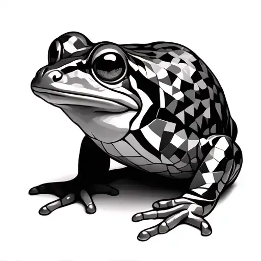 Mc Escher Frog Tessellation