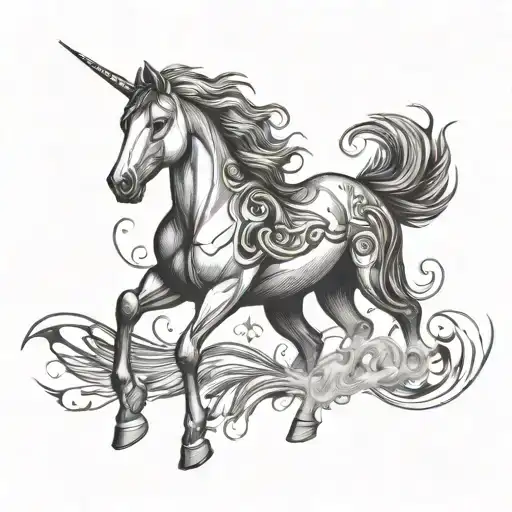 Wild Horse Symbols Incorporated Into The Design