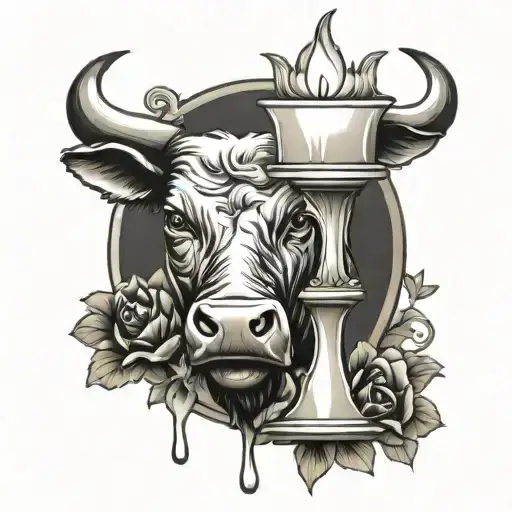 Candle Market And Bull