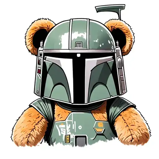 Boba Fett As A Teddy Bear