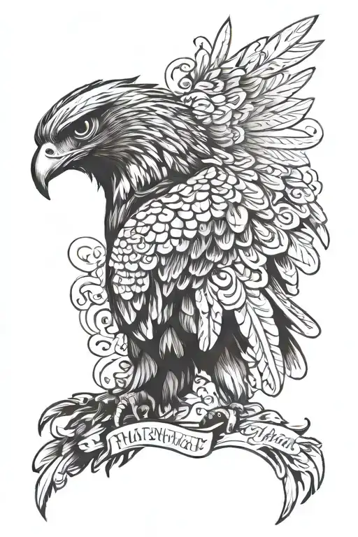 Hawk With Words To Whatever End Of Baby