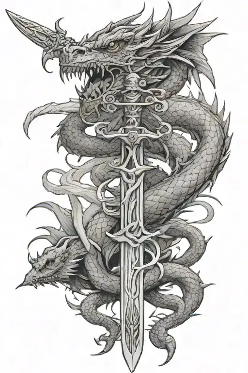 Sword And Dragon Arround