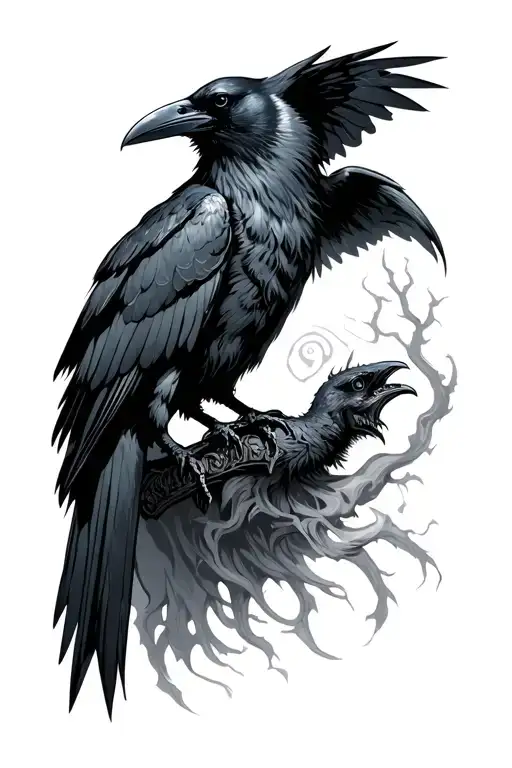 Raven And Mythic Gods