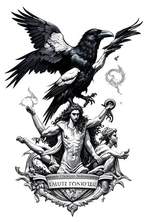 Raven And Greek Gods